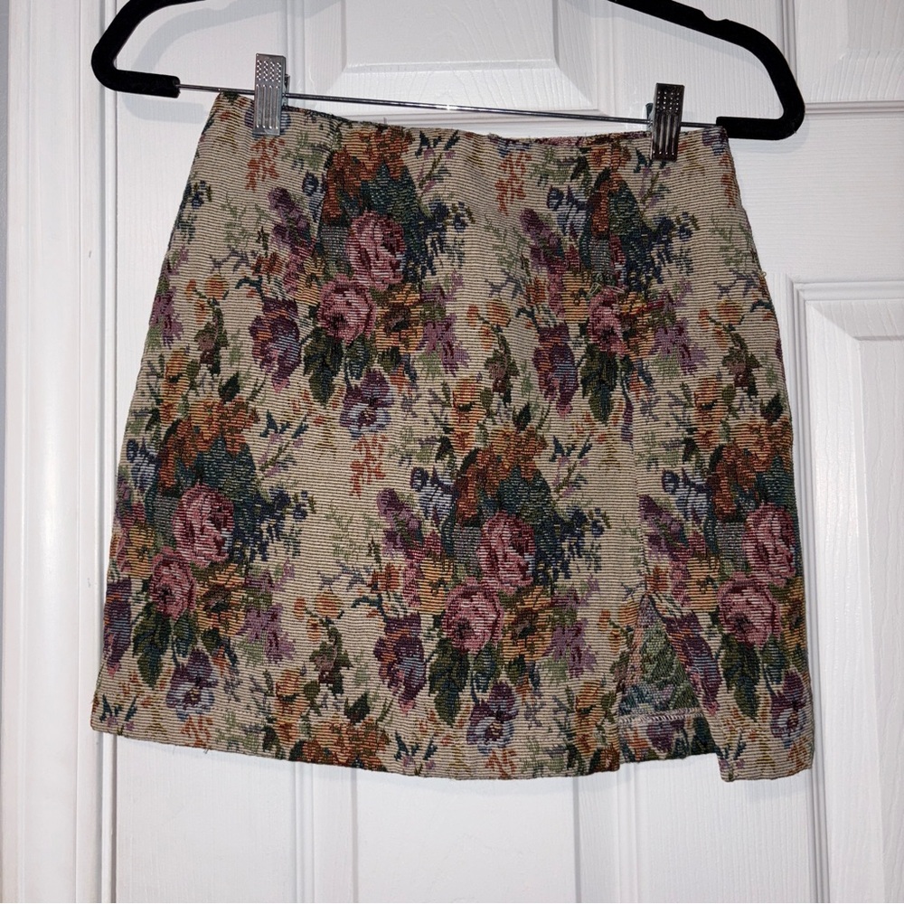 Wild Fable Floral Mini Skirt